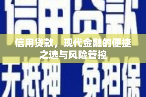 十堰信用贷款，现代金融的便捷之选与风险管控