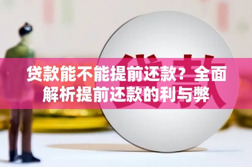 十堰贷款能不能提前还款？全面解析提前还款的利与弊