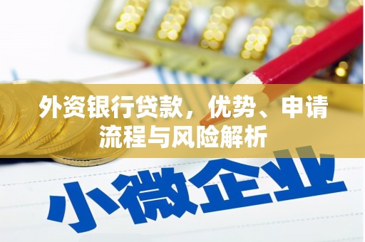 十堰外资银行贷款，优势、申请流程与风险解析