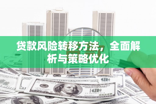 十堰贷款风险转移方法，全面解析与策略优化