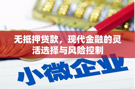 十堰无抵押贷款，现代金融的灵活选择与风险控制