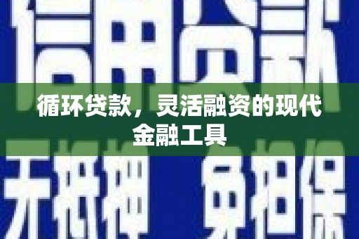 十堰循环贷款，灵活融资的现代金融工具