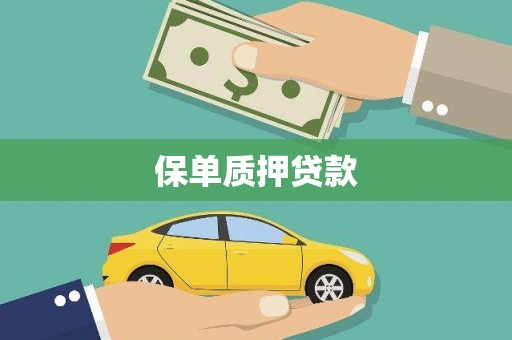 十堰保单质押贷款