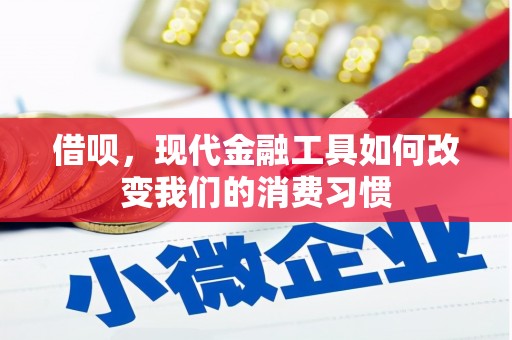 十堰借呗，现代金融工具如何改变我们的消费习惯