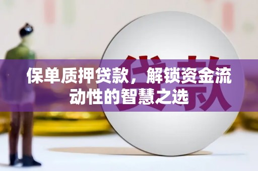 十堰保单质押贷款，解锁资金流动性的智慧之选